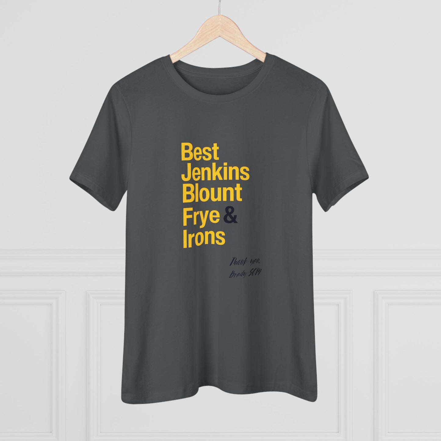 Women's Cotton Tee TOP 5 Healthcare Hero Yellow print Brody