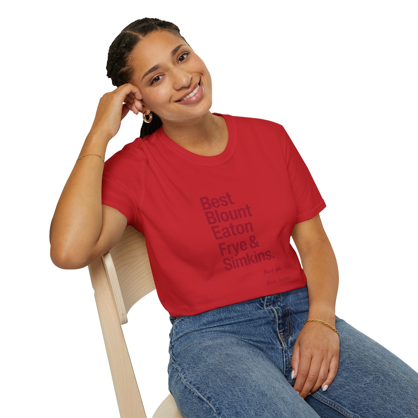 T-Shirt — 'Best Blount Simkins Irons & Frye' Minimalist Memorial Tee