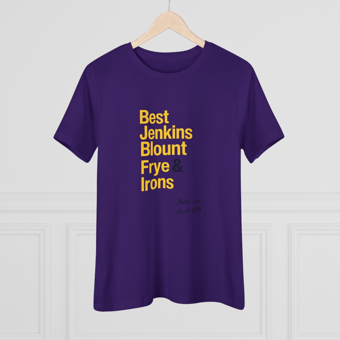 Women's Cotton Tee TOP 5 Healthcare Hero Yellow print Brody