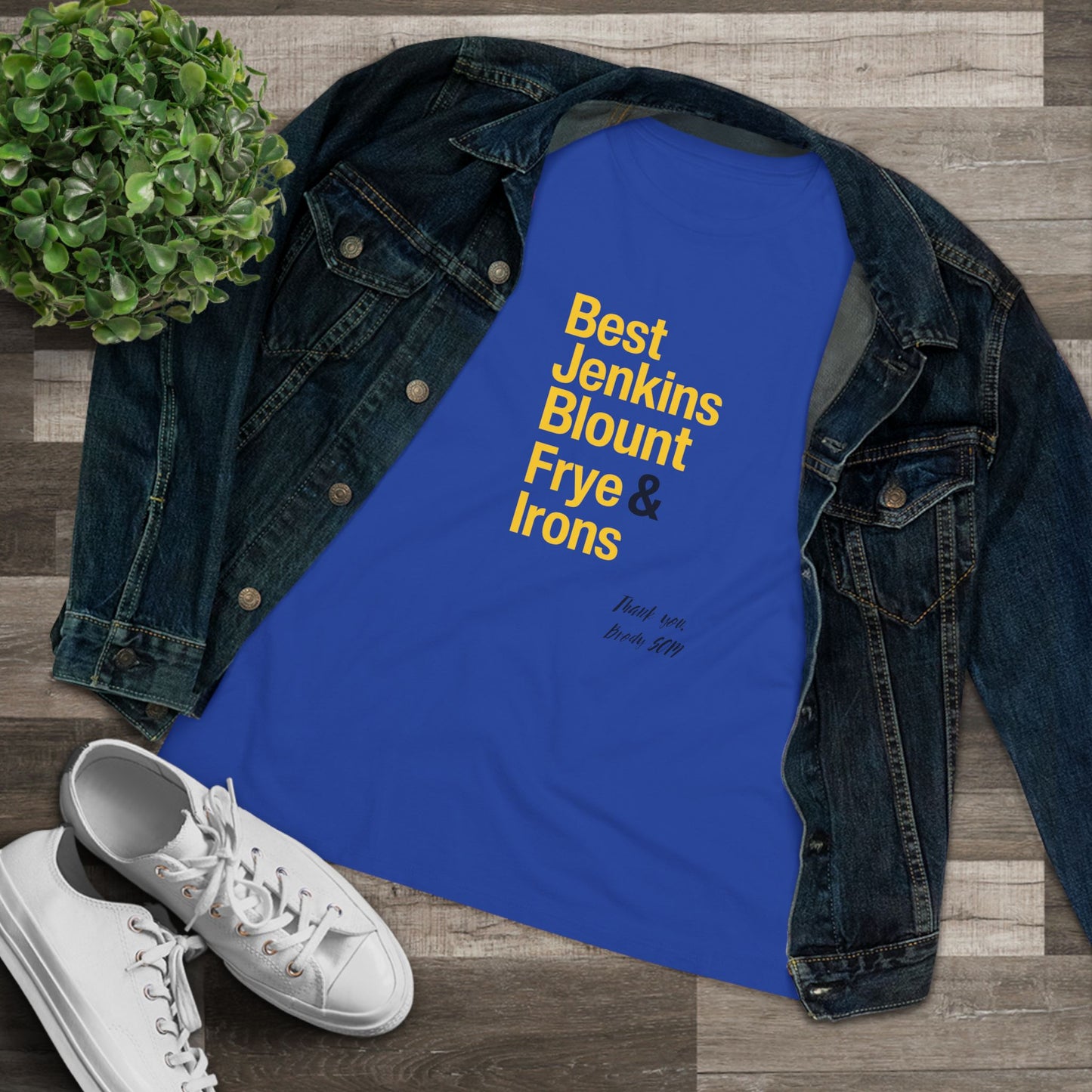 Women's Cotton Tee TOP 5 Healthcare Hero Yellow print Brody