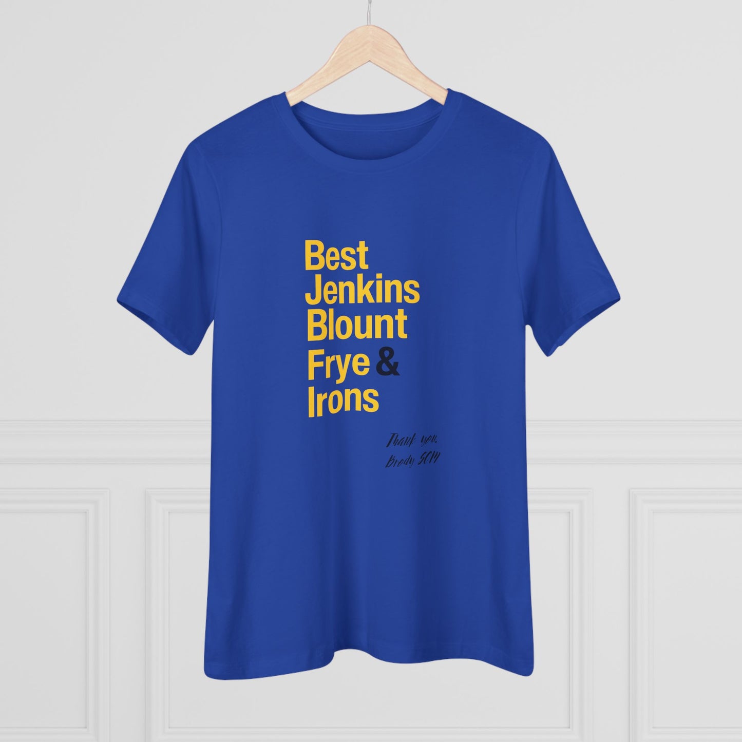 Women's Cotton Tee TOP 5 Healthcare Hero Yellow print Brody