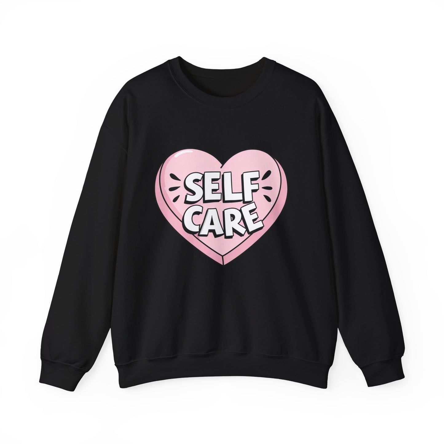 Self Care Heart shirt Unisex Heavy Blend™ Crewneck Sweatshirt