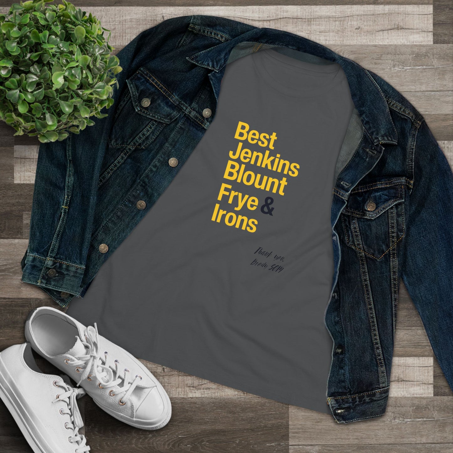 Women's Cotton Tee TOP 5 Healthcare Hero Yellow print Brody