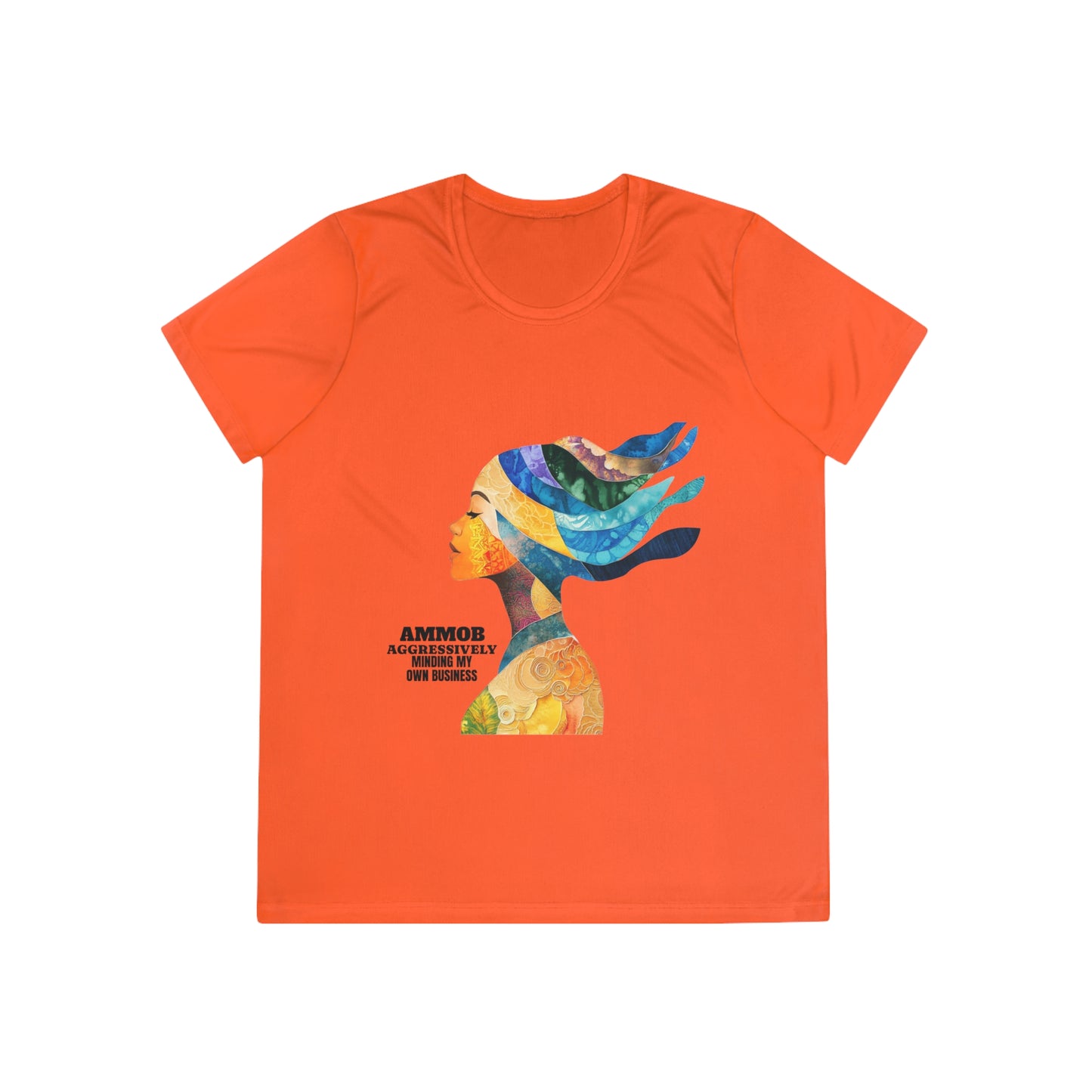 T-Shirt for Women - AMMOB Design, Aggressively Minding Your Own Business