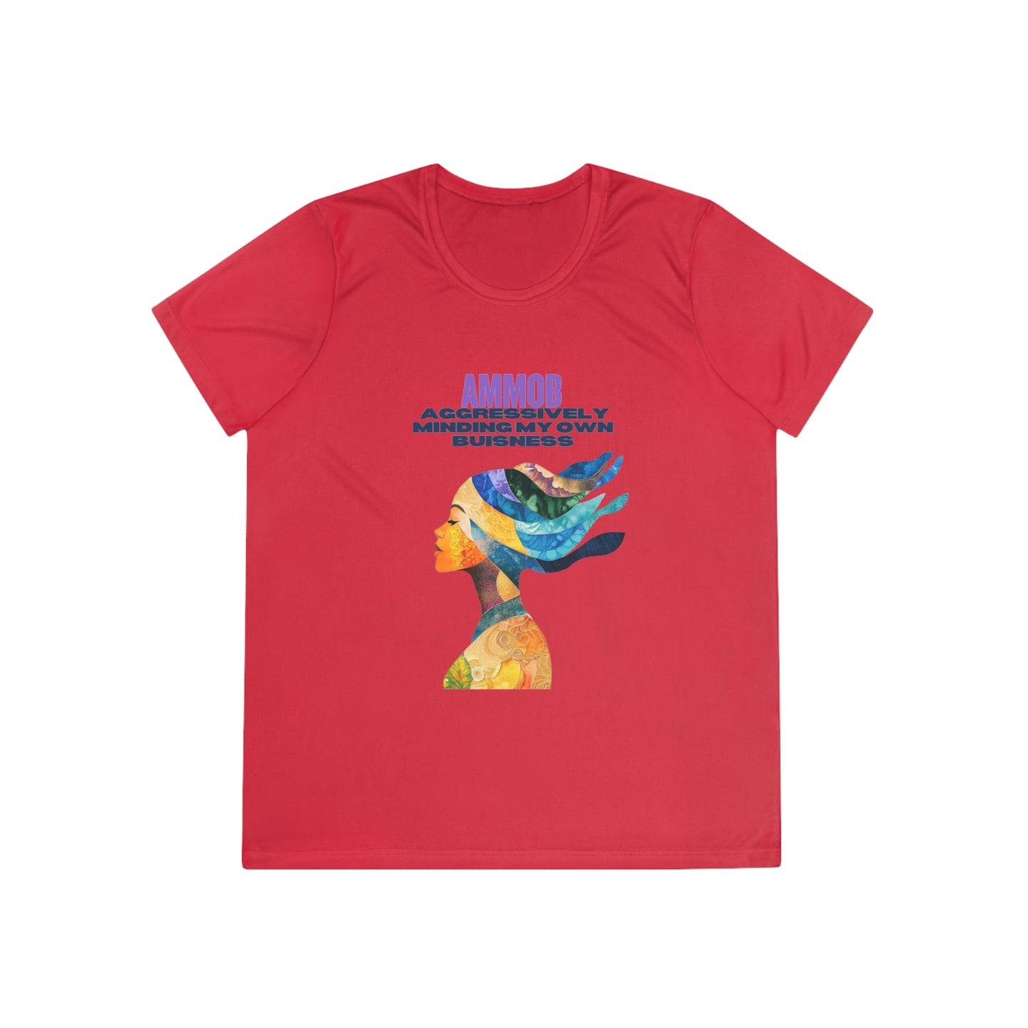 T-Shirt for Women - AMMOB Design, Aggressively Minding Your Own Business