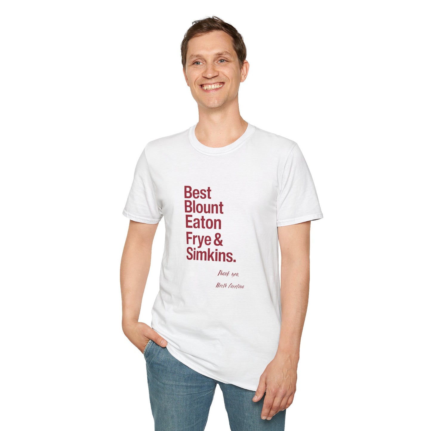T-Shirt — 'Best Blount Simkins Irons & Frye' Minimalist Memorial Tee