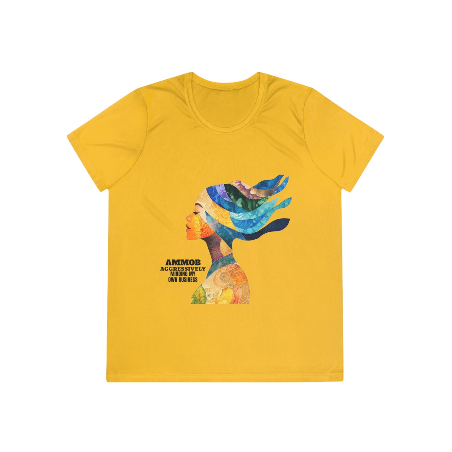 T-Shirt for Women - AMMOB Design, Aggressively Minding Your Own Business