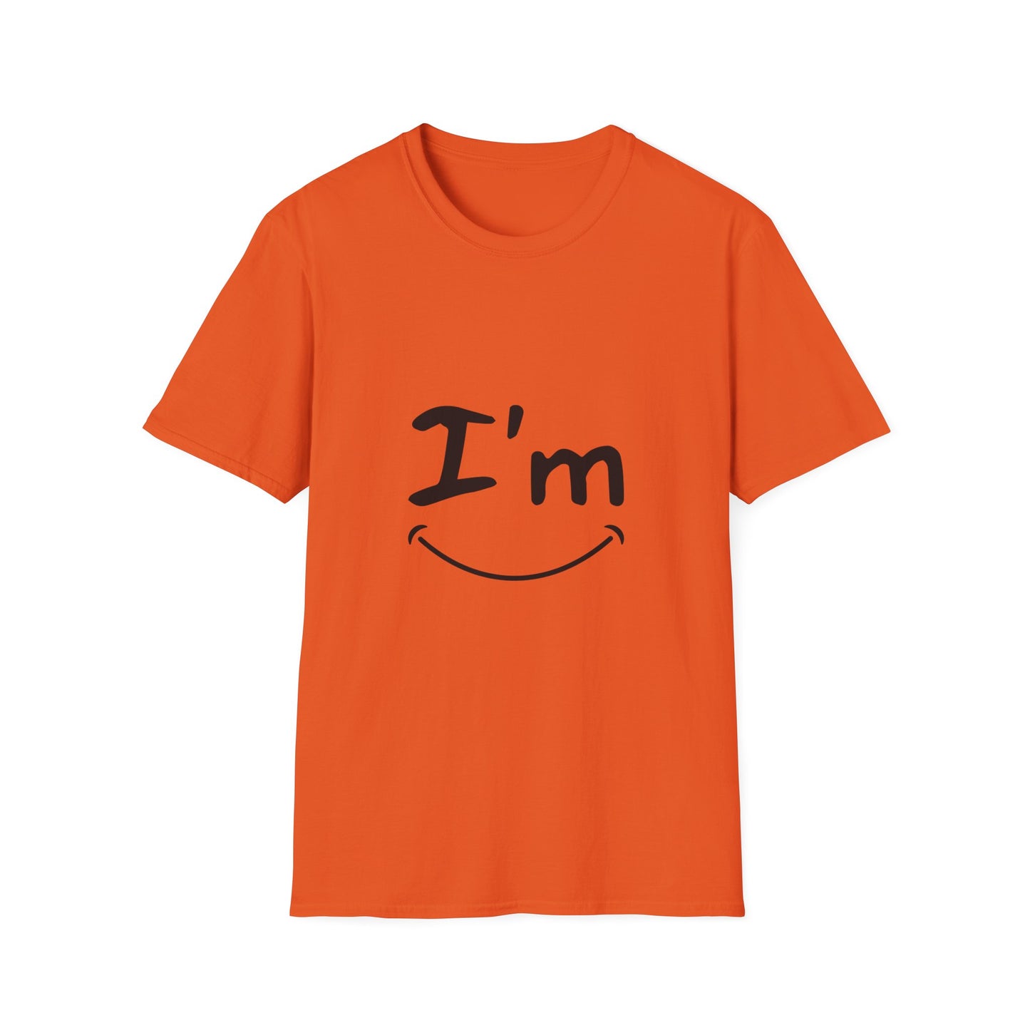 I'M Happy  Unisex Softstyle T-Shirt