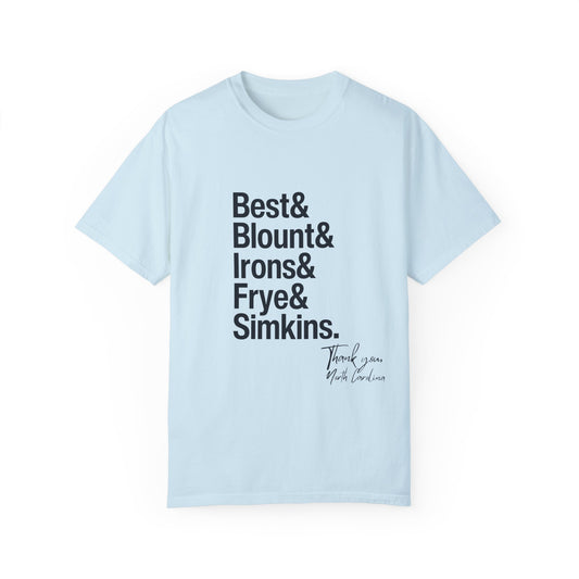 Healthcare Heroes Tribute T-shirt North Carolina