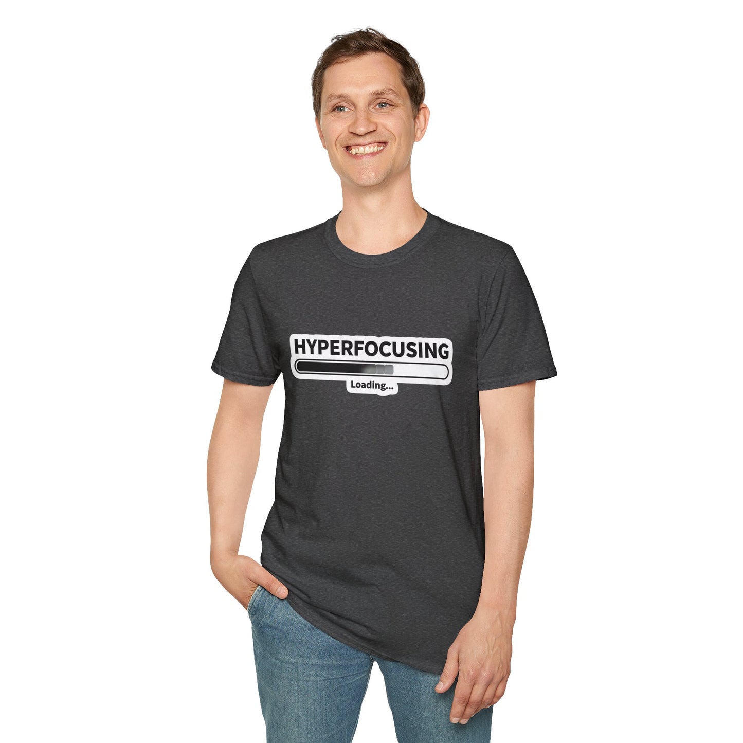 ADHD hyperfocus Unisex Softstyle T-Shirt