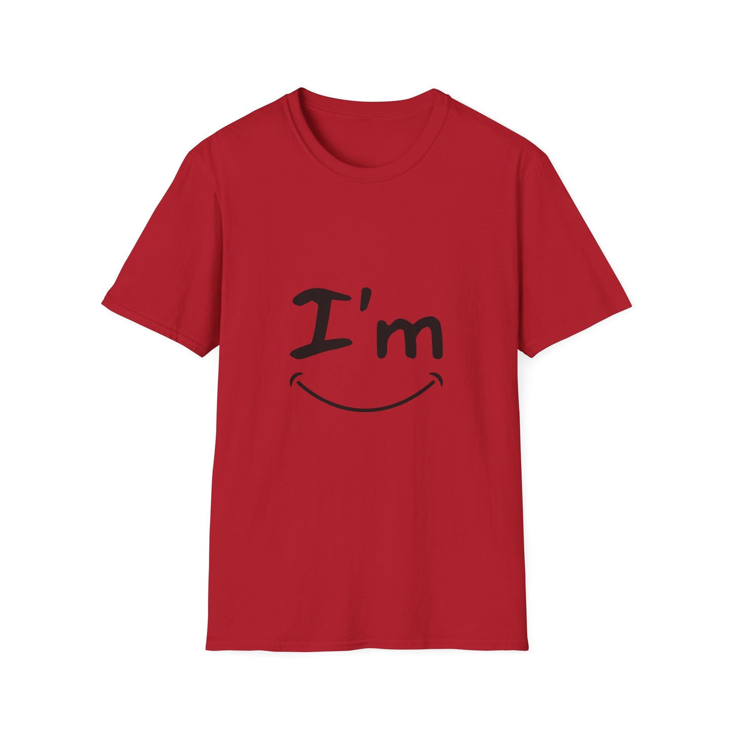 I'M Happy  Unisex Softstyle T-Shirt
