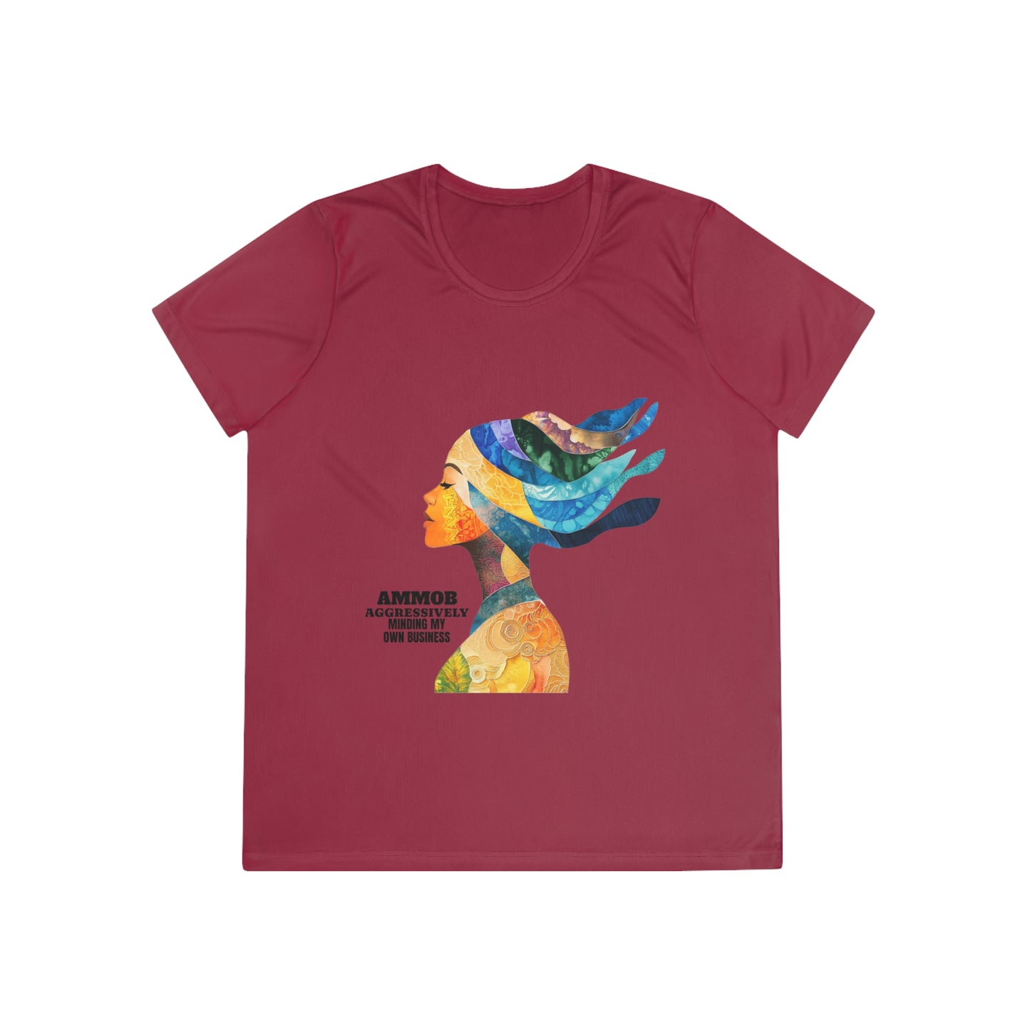 T-Shirt for Women - AMMOB Design, Aggressively Minding Your Own Business