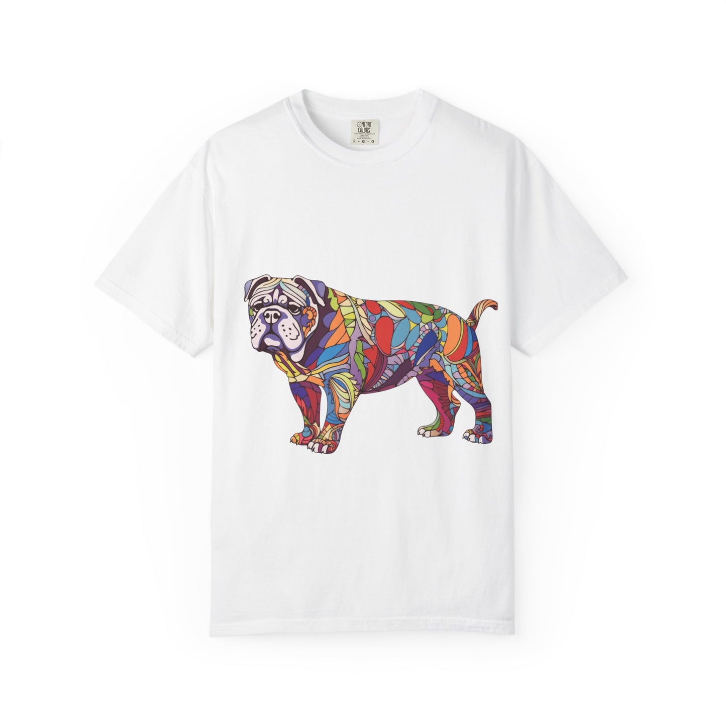 Colorful Dog Unisex Garment-Dyed T-shirt