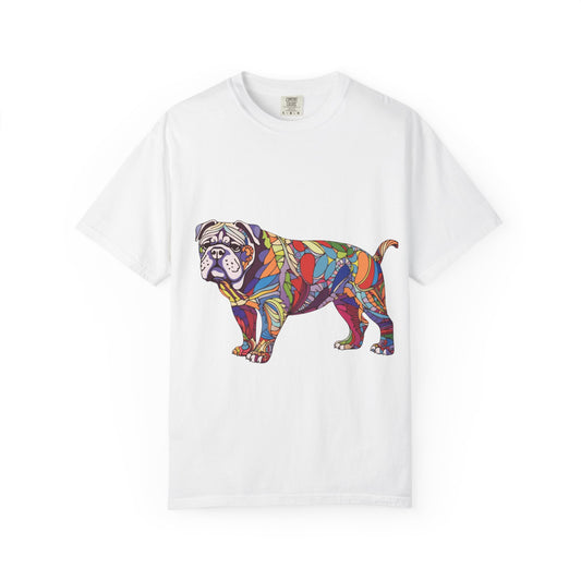 Colorful Dog Unisex Garment-Dyed T-shirt