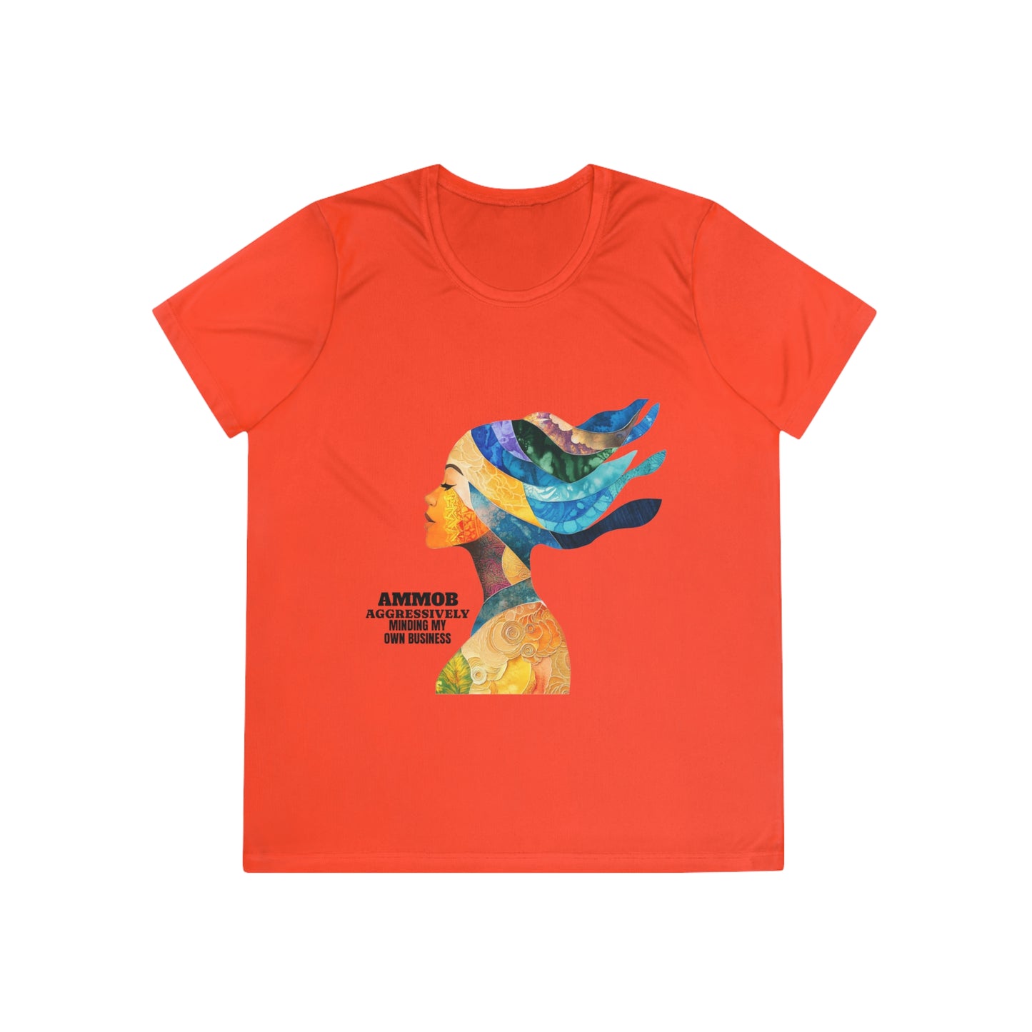 T-Shirt for Women - AMMOB Design, Aggressively Minding Your Own Business
