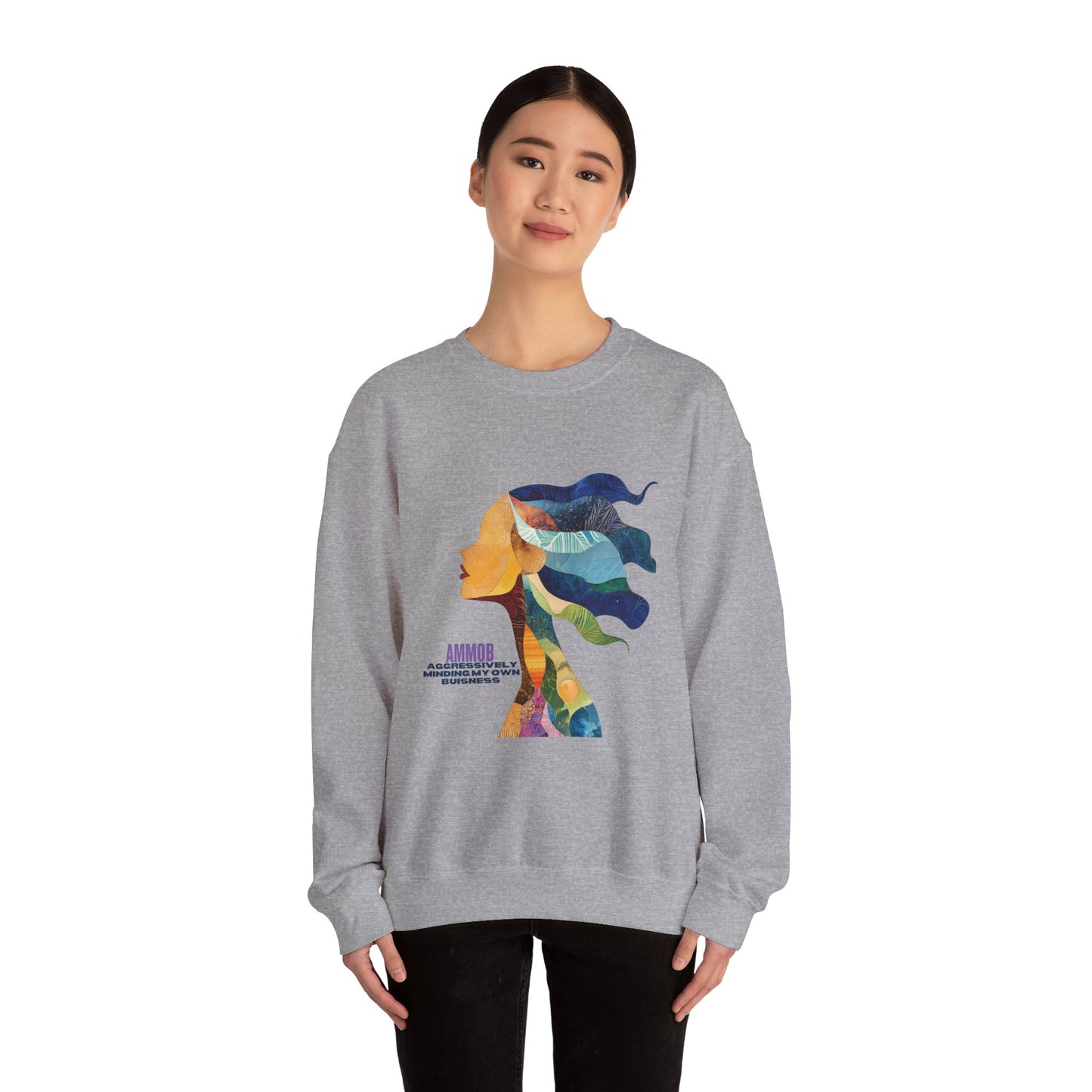 AMMOB Empowerment Crewneck Sweatshirt - Unisex Heavy Blend™