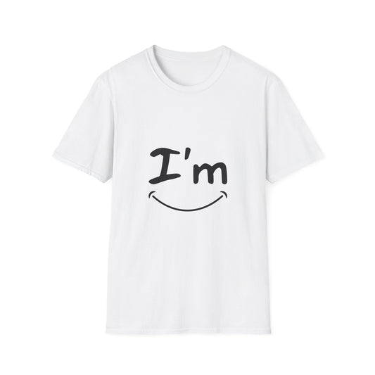 I'M Happy  Unisex Softstyle T-Shirt