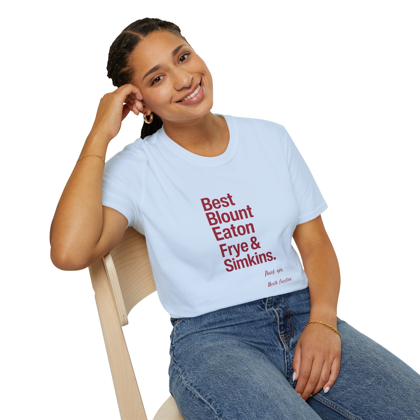 T-Shirt — 'Best Blount Simkins Irons & Frye' Minimalist Memorial Tee