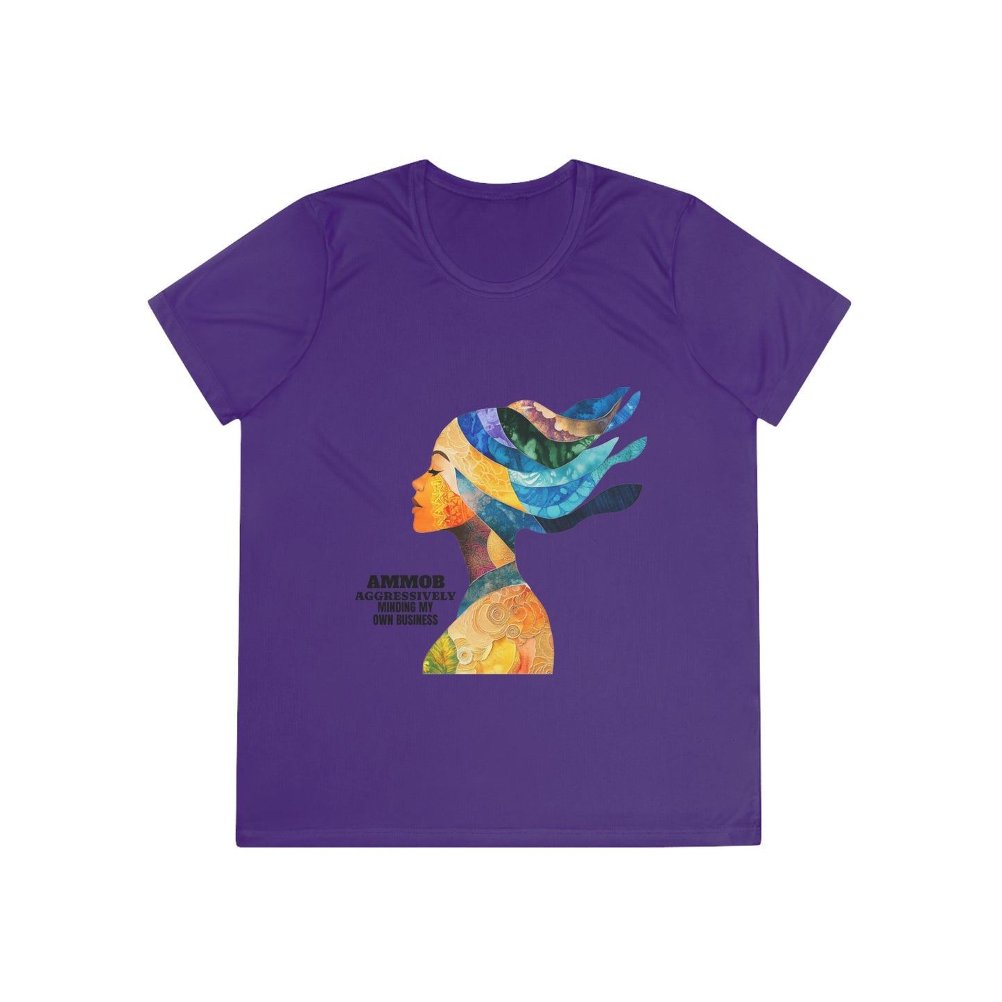 T-Shirt for Women - AMMOB Design, Aggressively Minding Your Own Business