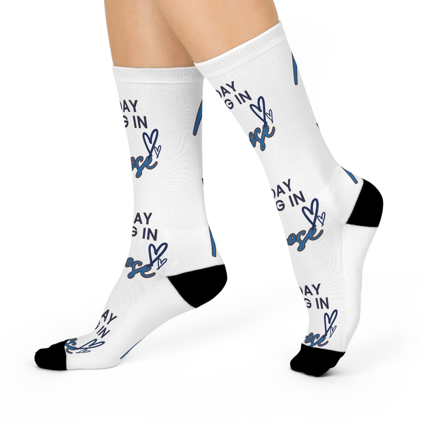 Crew Socks Walk in Your Purpose – Comfortable and Soft