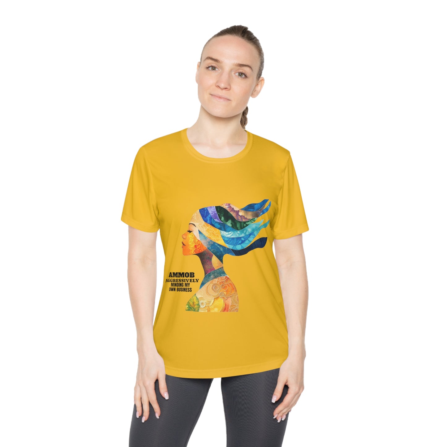 T-Shirt for Women - AMMOB Design, Aggressively Minding Your Own Business