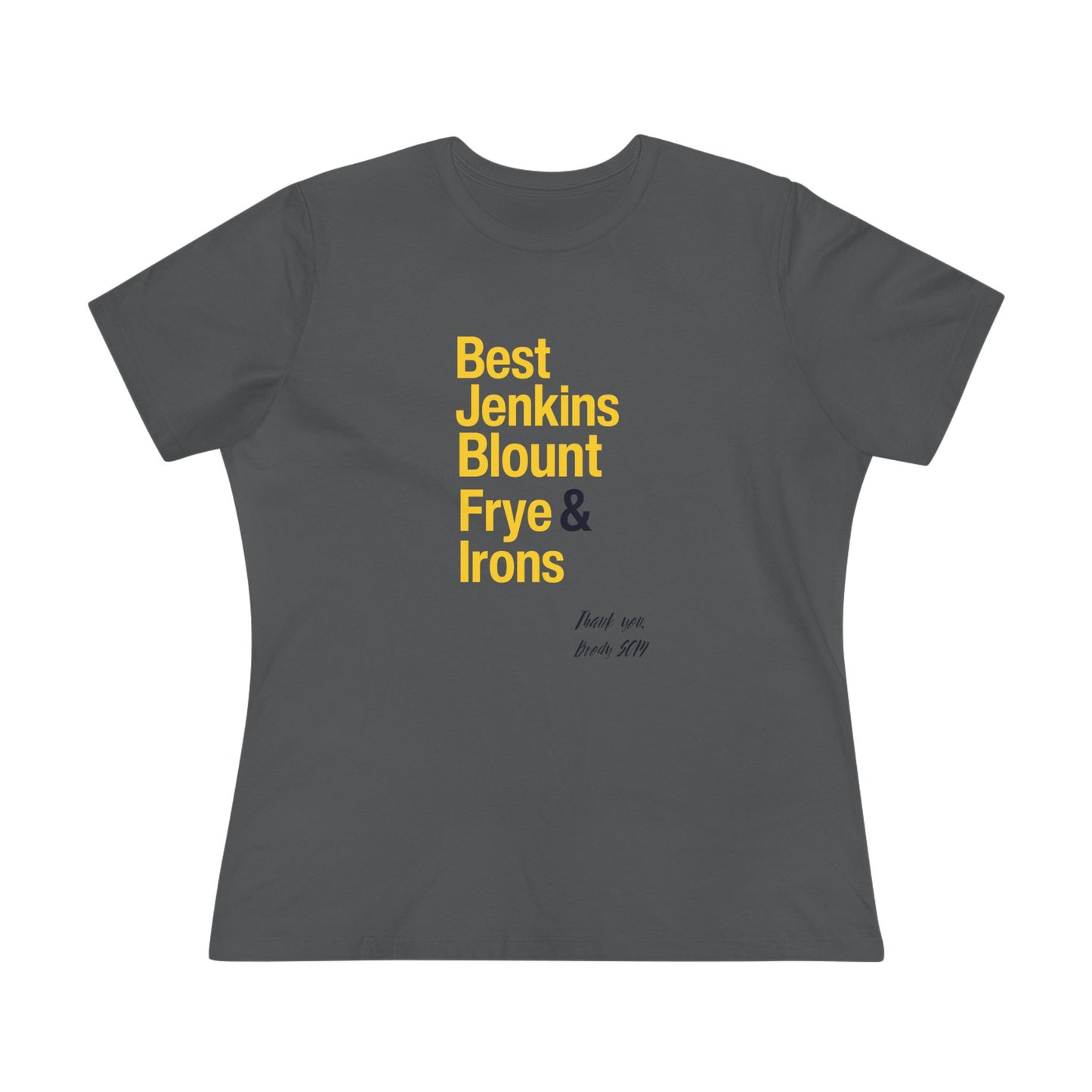 Women's Cotton Tee TOP 5 Healthcare Hero Yellow print Brody