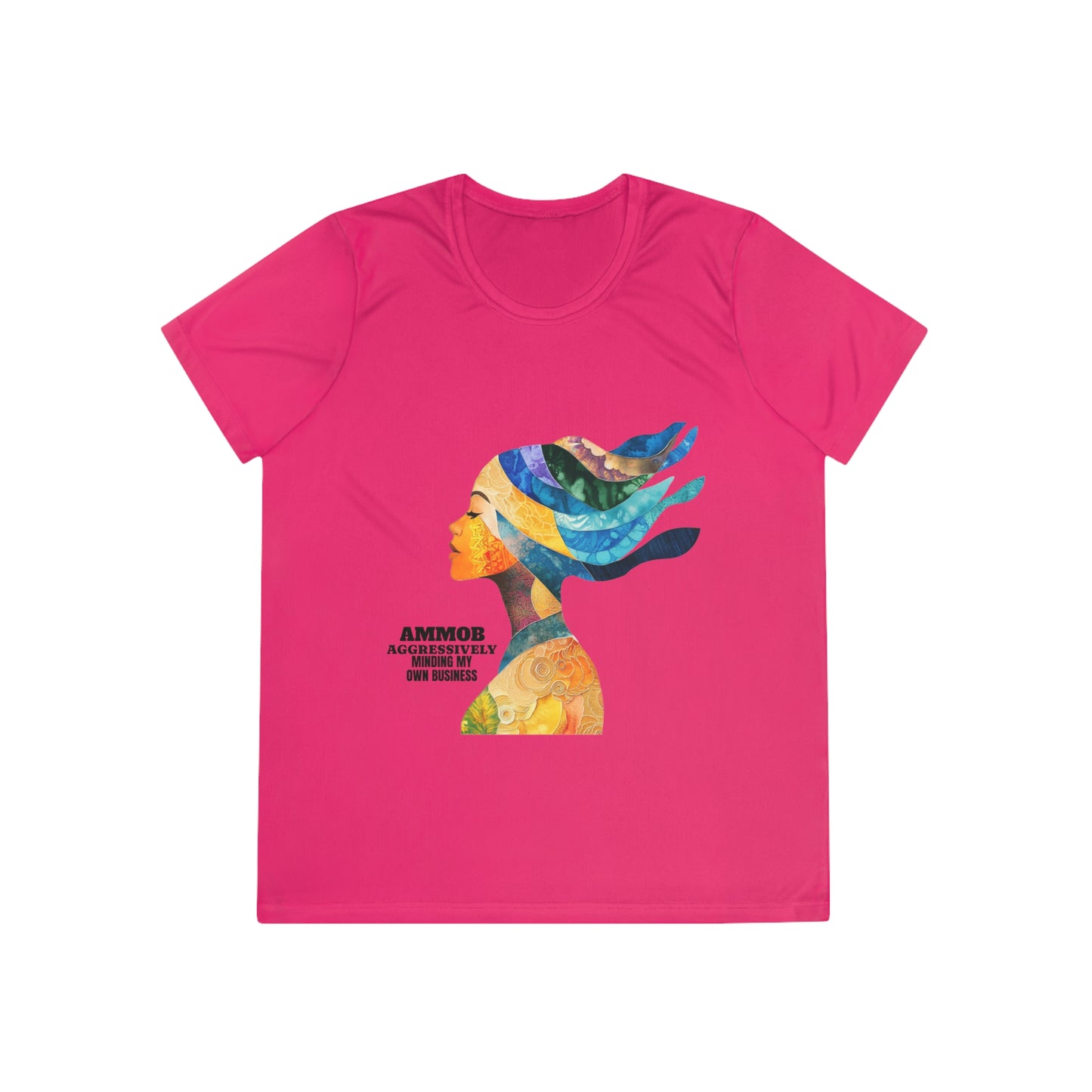 T-Shirt for Women - AMMOB Design, Aggressively Minding Your Own Business