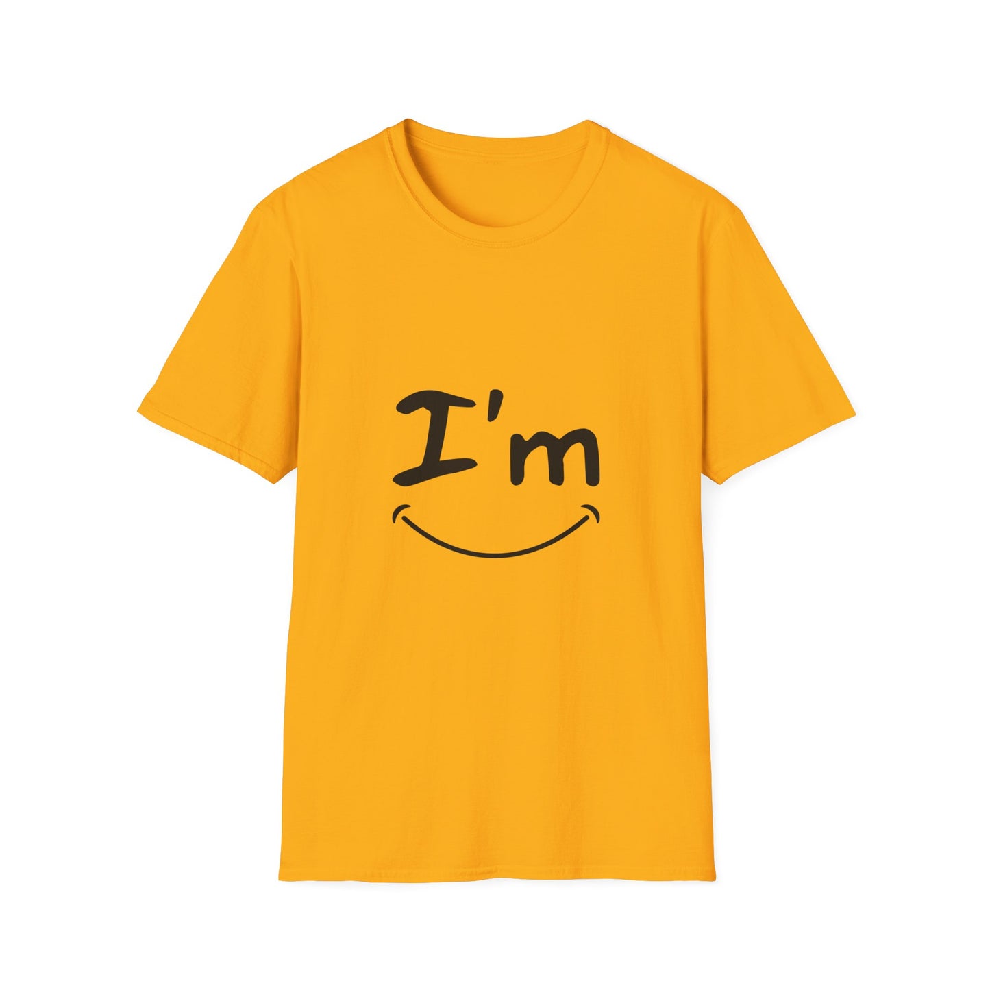 I'M Happy  Unisex Softstyle T-Shirt