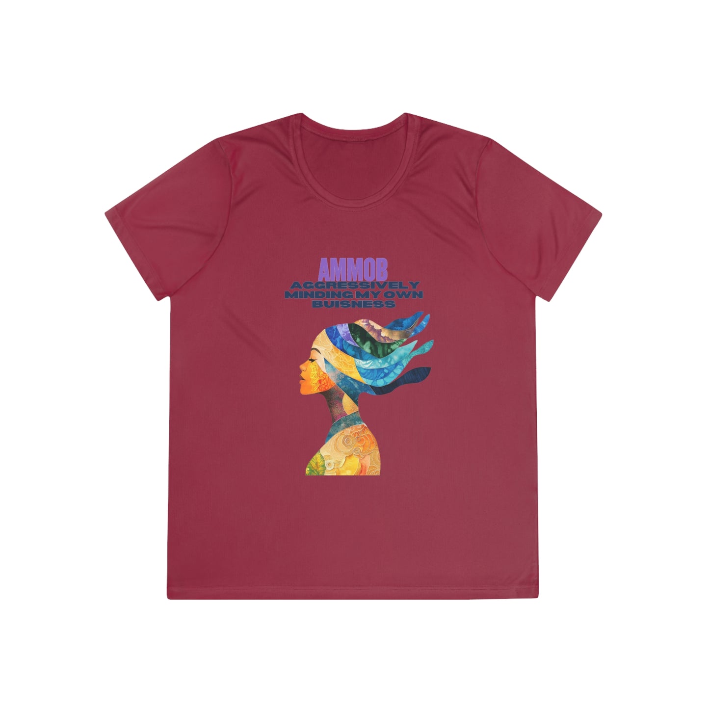T-Shirt for Women - AMMOB Design, Aggressively Minding Your Own Business