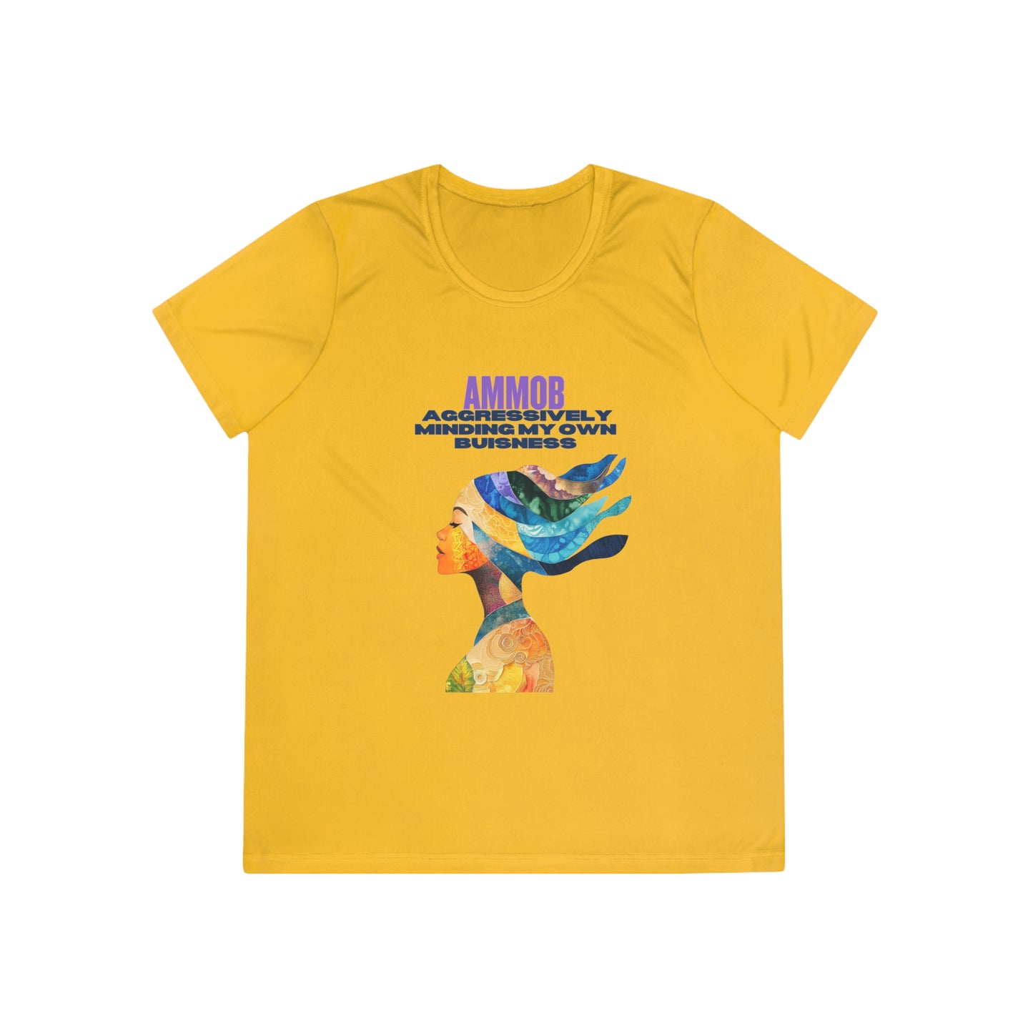 T-Shirt for Women - AMMOB Design, Aggressively Minding Your Own Business