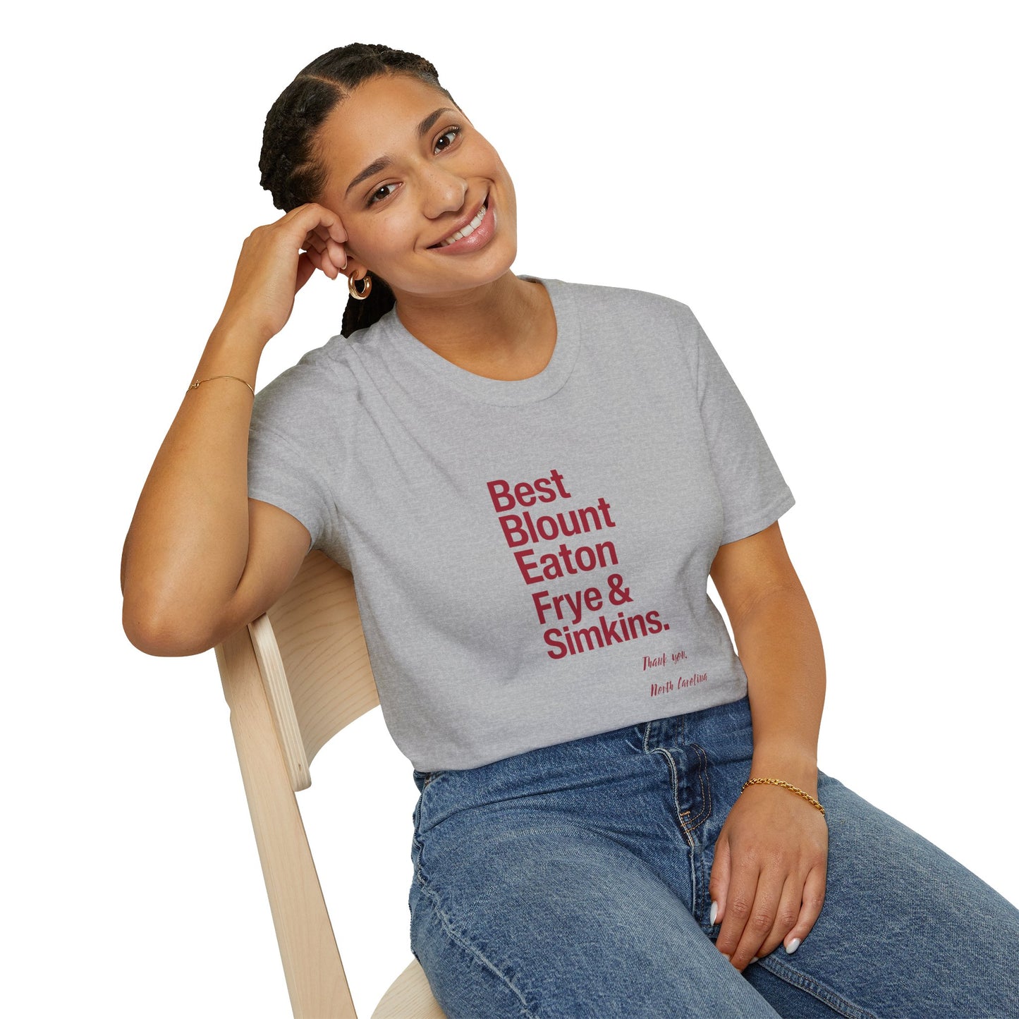 T-Shirt — 'Best Blount Simkins Irons & Frye' Minimalist Memorial Tee