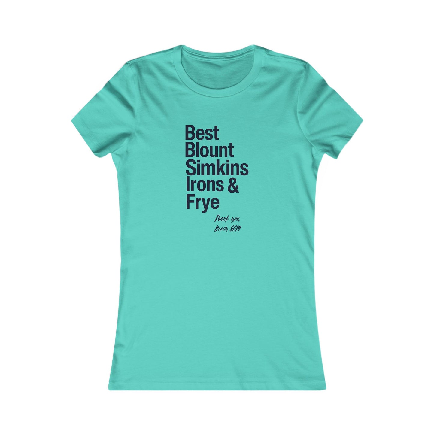 Women's Favorite Tee – Top 5 Healthcare Heroes – Thank You NC
