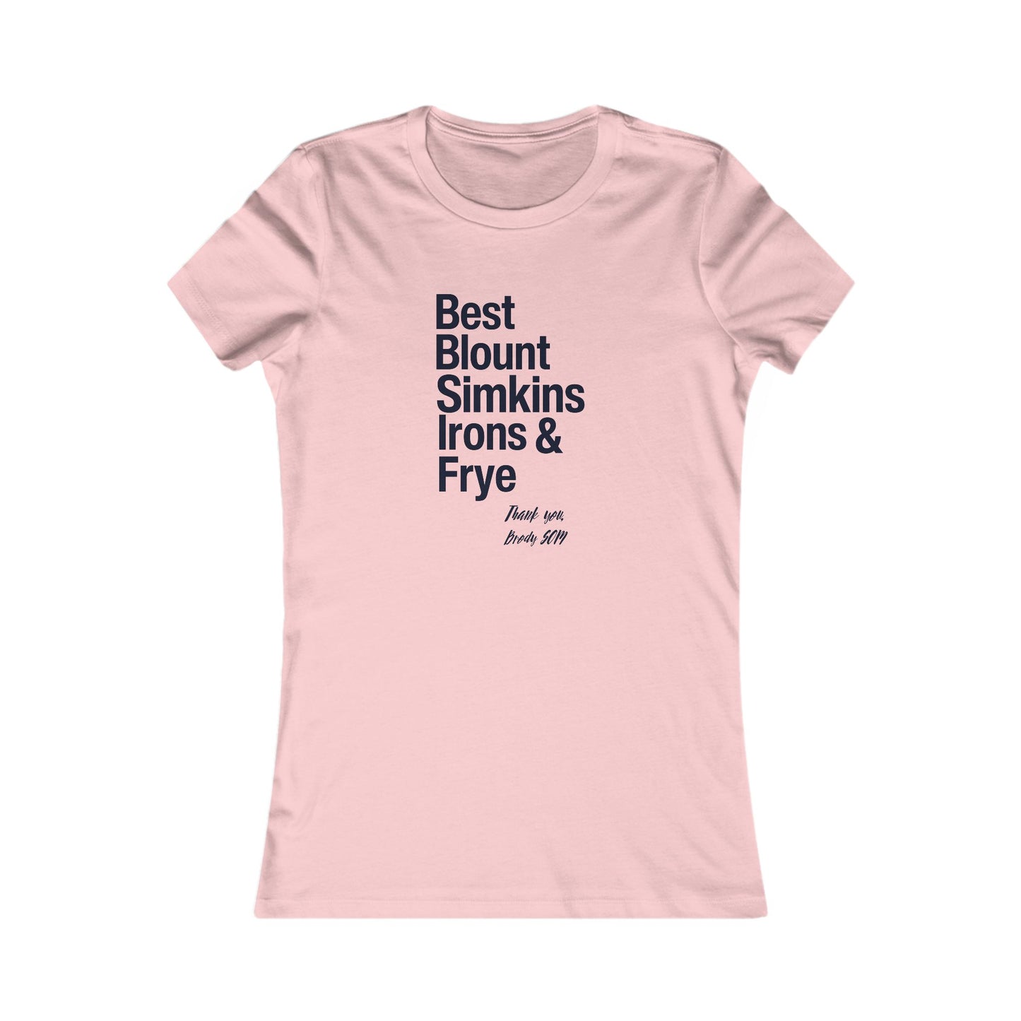 Women's Favorite Tee – Top 5 Healthcare Heroes – Thank You NC