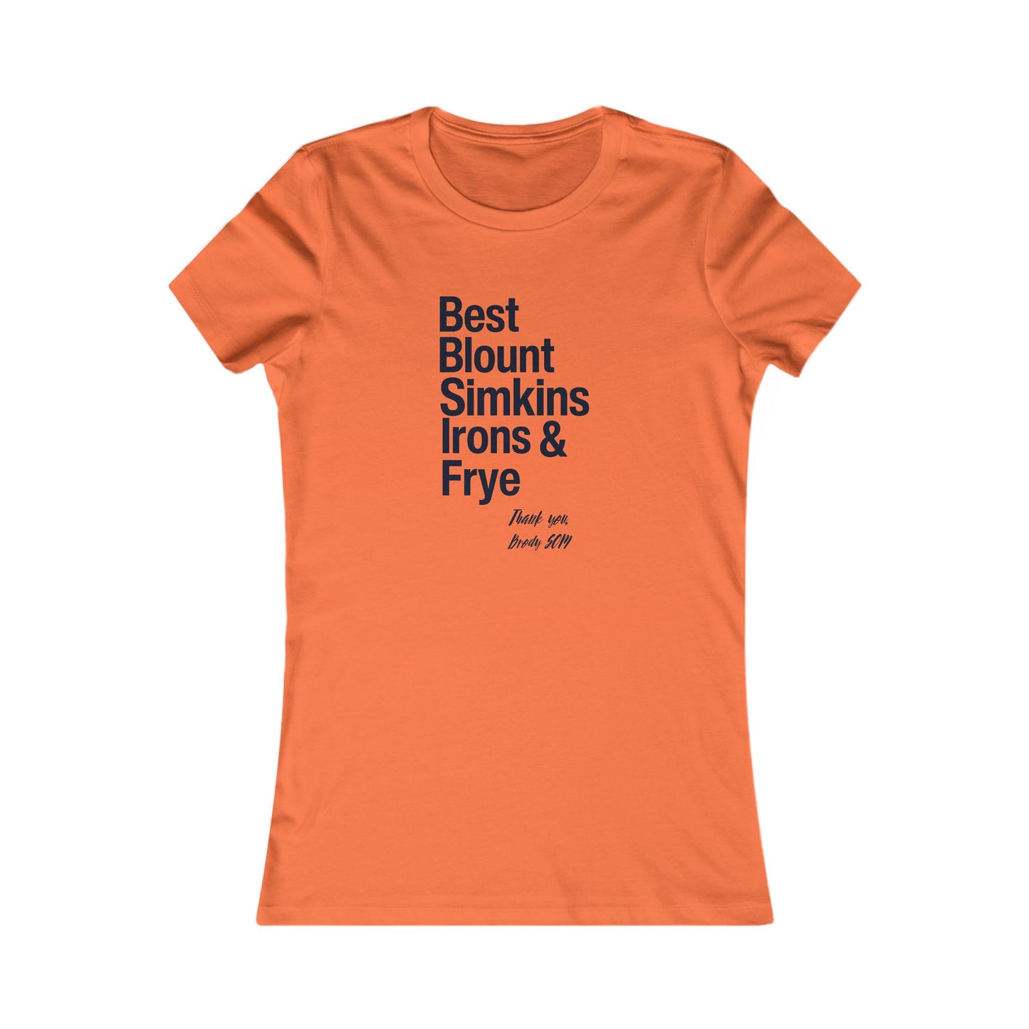 Women's Favorite Tee – Top 5 Healthcare Heroes – Thank You NC