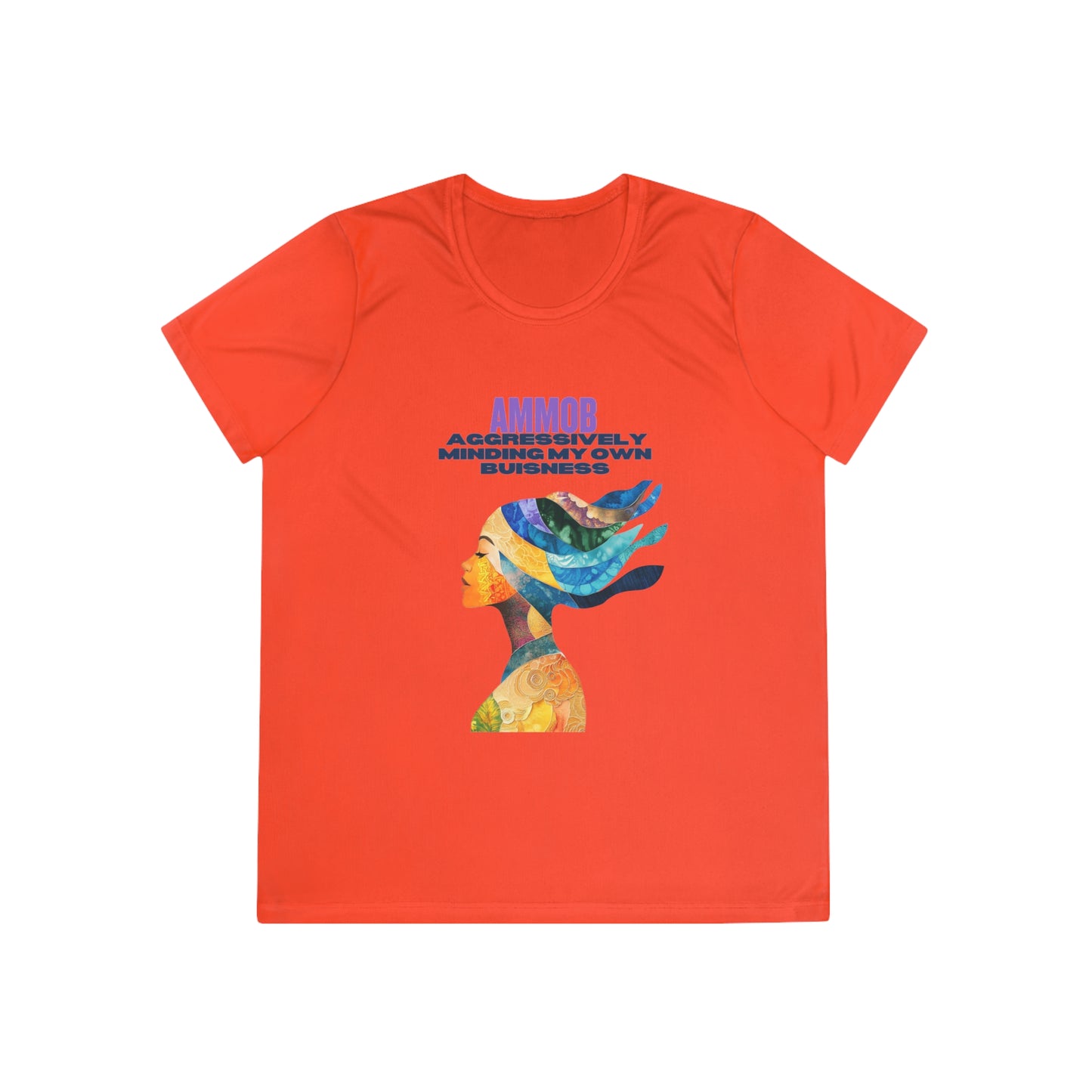 T-Shirt for Women - AMMOB Design, Aggressively Minding Your Own Business