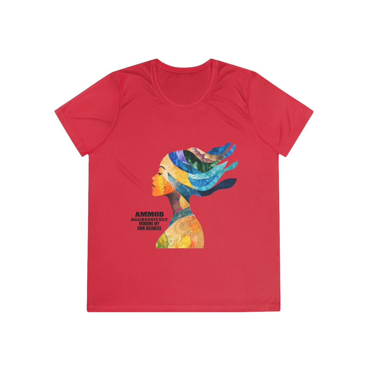 T-Shirt for Women - AMMOB Design, Aggressively Minding Your Own Business