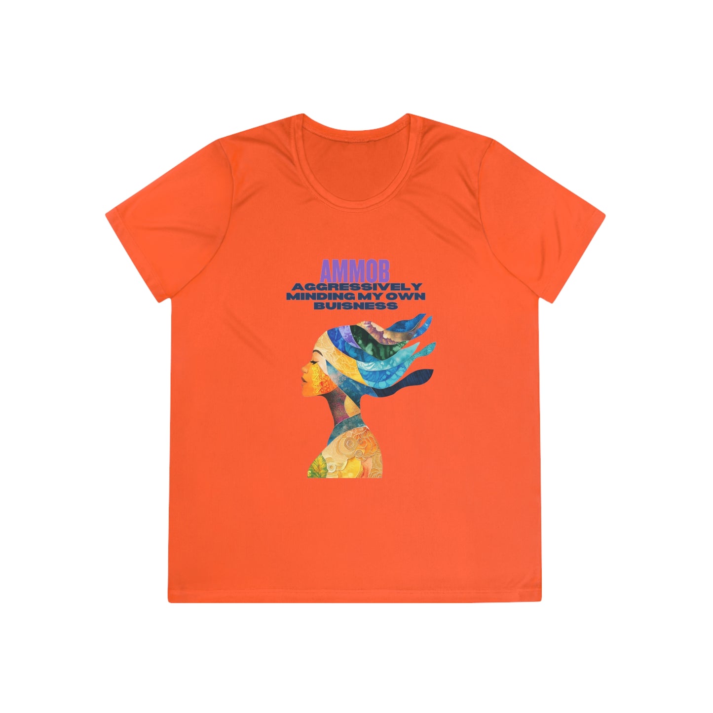 T-Shirt for Women - AMMOB Design, Aggressively Minding Your Own Business