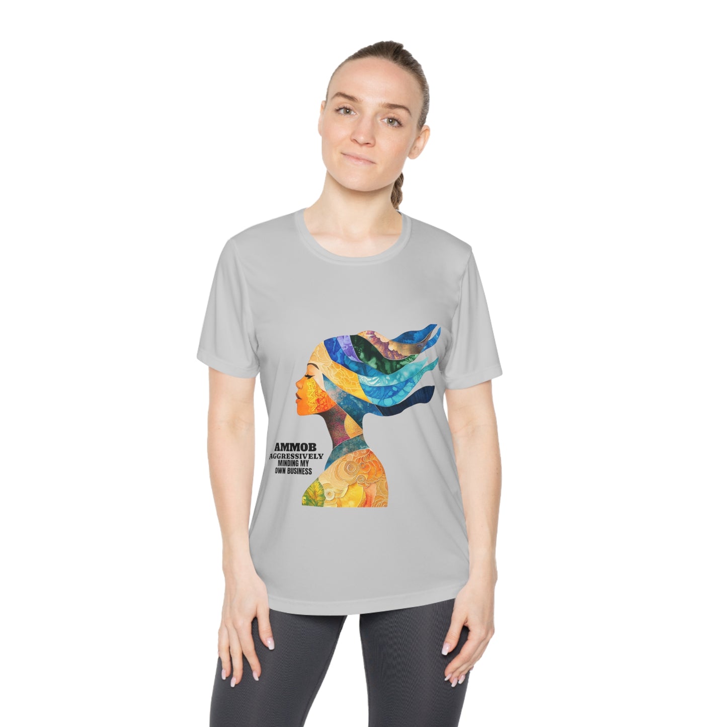 T-Shirt for Women - AMMOB Design, Aggressively Minding Your Own Business