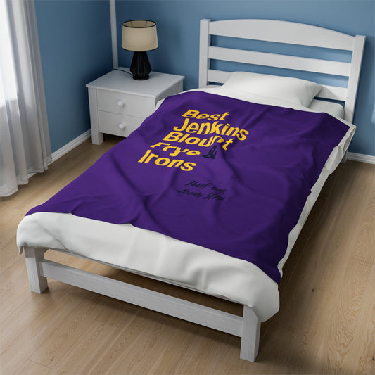 Velveteen Plush Blanket TOP 5 HEROS of BRODY