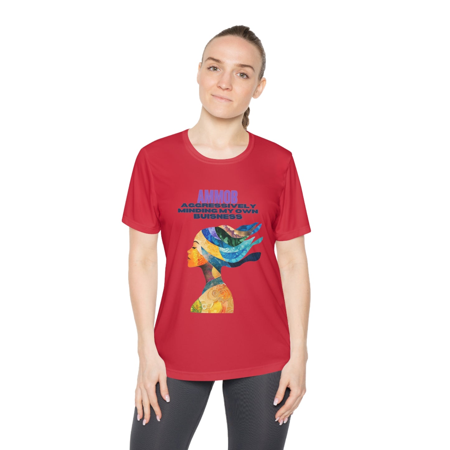 T-Shirt for Women - AMMOB Design, Aggressively Minding Your Own Business
