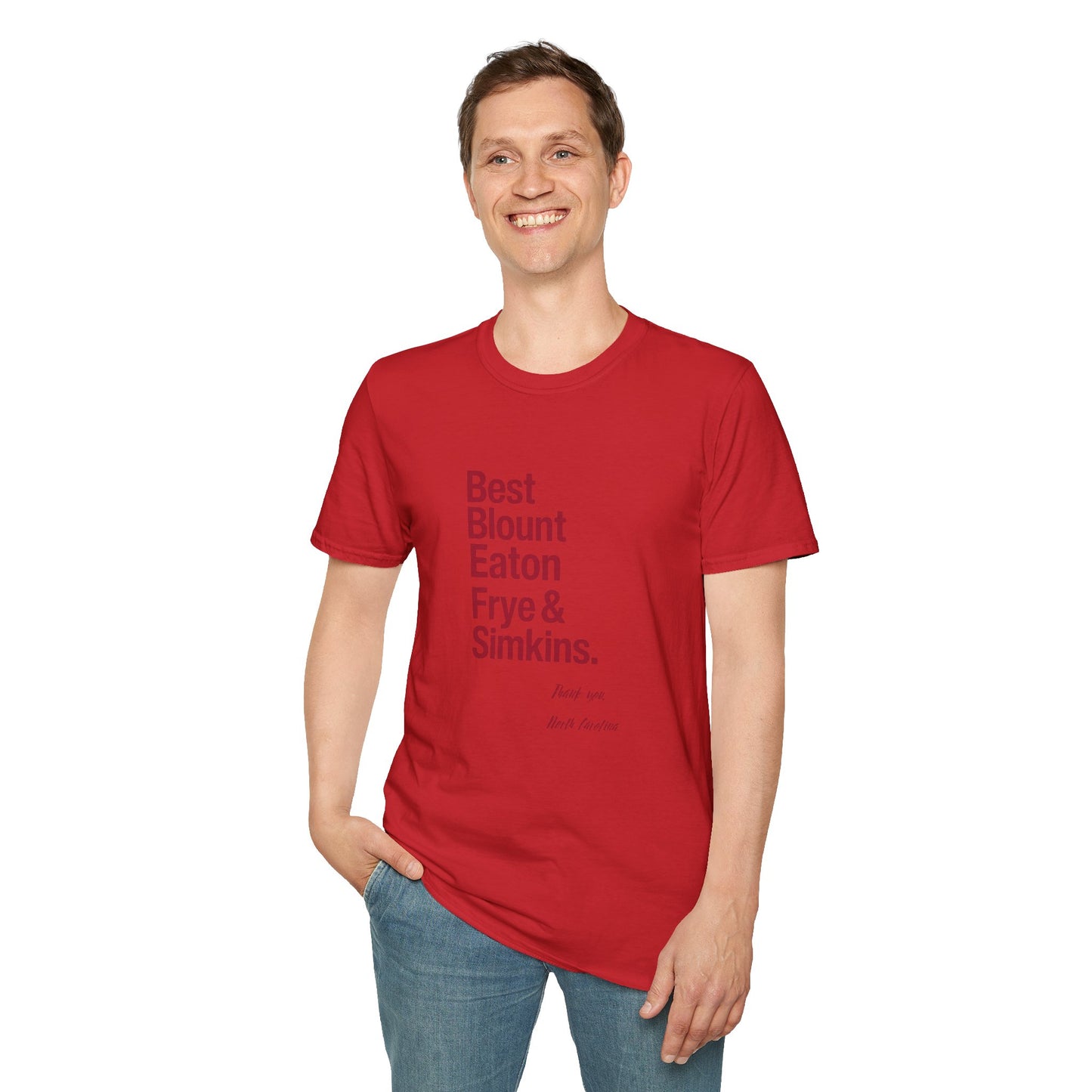 T-Shirt — 'Best Blount Simkins Irons & Frye' Minimalist Memorial Tee